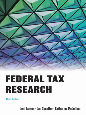 cover image of Federal Tax Research